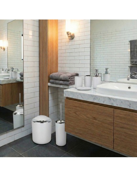 Set de accesorii pentru baie Levi alb EMI