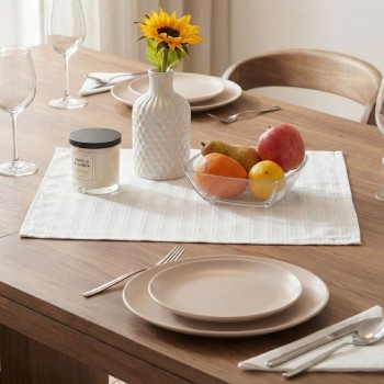 Față de masă 40x40 alb Eden EMI