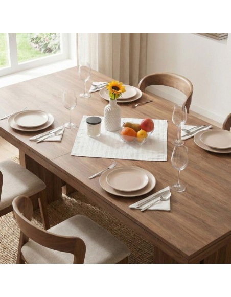 Față de masă 40x40 alb Eden EMI