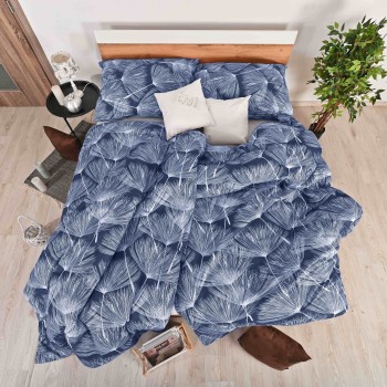 Lenjerie de pat Alvaro EMI – maro, 100% bumbac deluxe