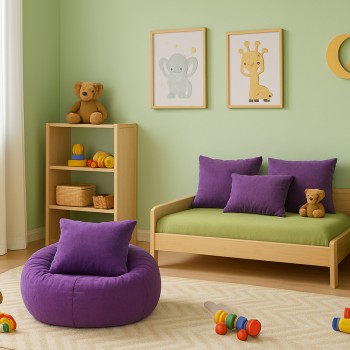 EMI pungă ochi leneș violet