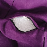Geantă de canapea din piele de căprioară violet EMI