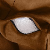 Geantă de canapea din piele de căprioară maro leneș EMI