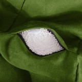 Geantă pentru scaun din piele de căprioară verde EMI