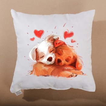 Pernă decorativă Puppy Love 40x40 cm EMI