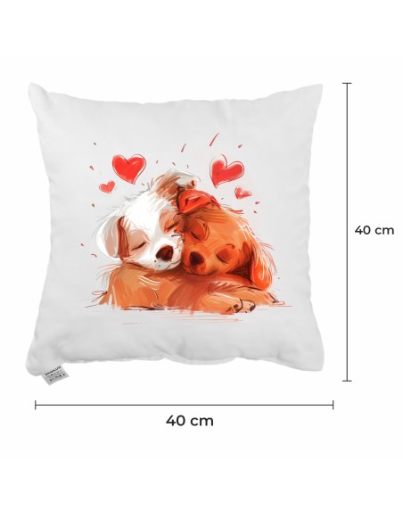 Pernă decorativă Puppy Love 40x40 cm EMI