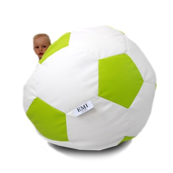 Scaun sac mingea de fotbal mici alb EMI