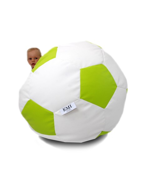 Scaun sac mingea de fotbal mici alb EMI