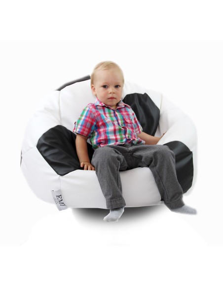 Seating sac mingea de fotbal mici alb-negru EMI