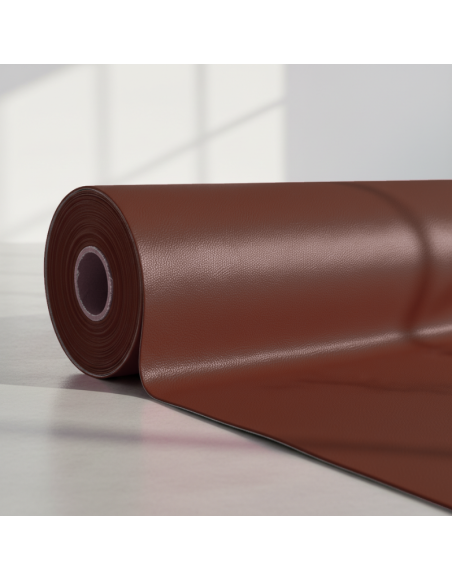 Metráž piele ecologică maro EMI