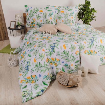 lenjerie_bumbac_deluxe_eliza_tonuri_verde_portocaliu_albastru