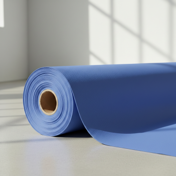 Material_eco_piele_albastră_texturată