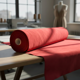 Material_eco_suede_roșu_vibrant