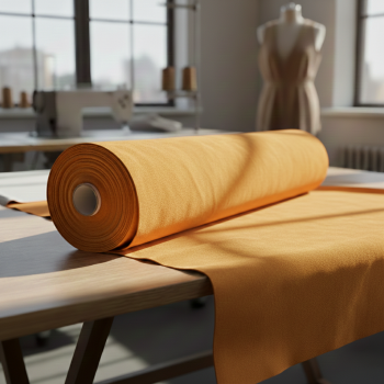 Catifea_sintetică_nuanță_portocalie