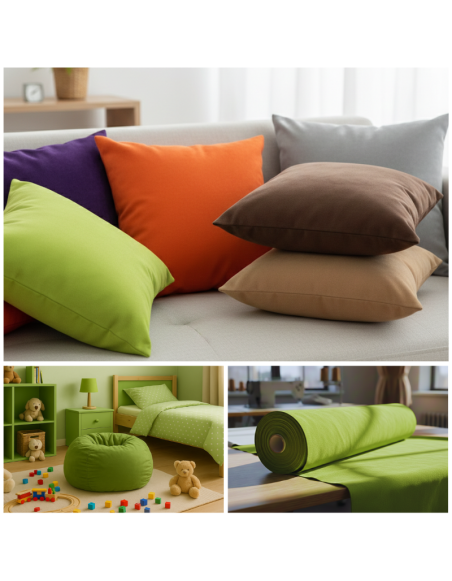 Catifea_sintetică_nuanță_lime_veselă