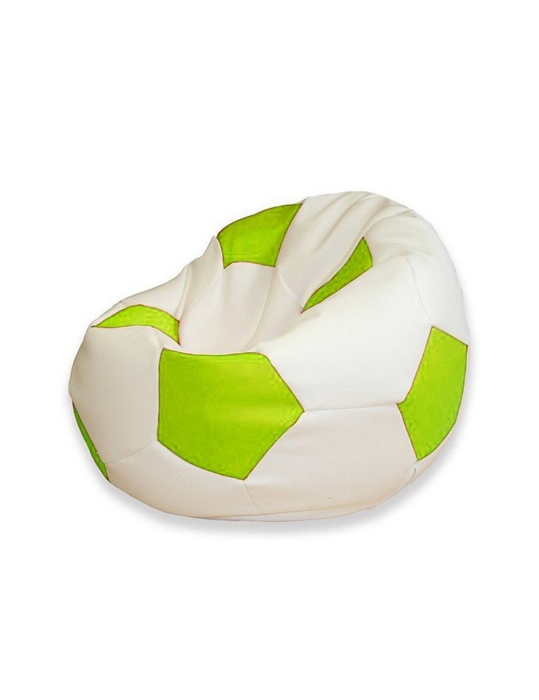 Sedací vak futbalová lopta bielolimetková EMI Sedací vak futbalová lopta bielolimetková EMI