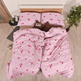 Lenjerie_de_pat_din_bumbac_roz_cu_inimioare_Rosy_EMI