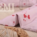 Lenjerie_Rosy_EMI_bumbac_roz_inimioare