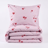 Lenjerie_de_pat_copii_bumbac_roz_inimioare_Rosy_EMI