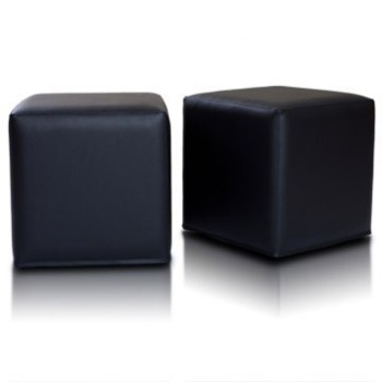 Scaun sac taburet cub negru EMI