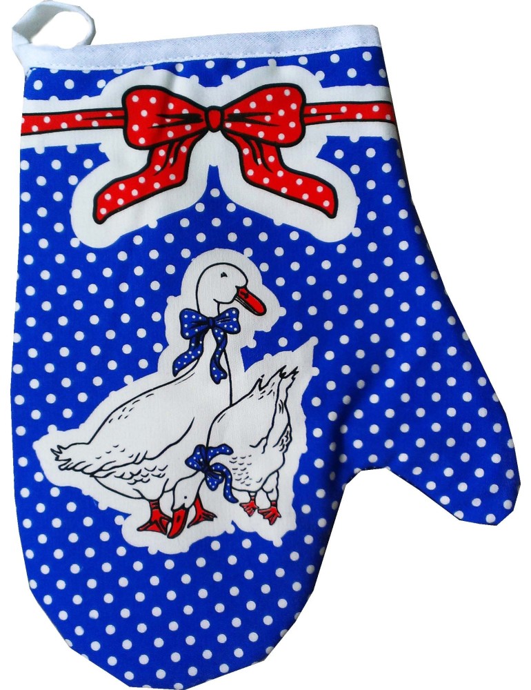 Chňapka standard modrá husy