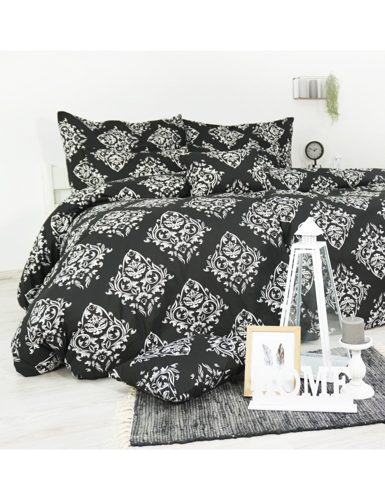 Obliecky_bavlnene_Ornament_cierny_EMI