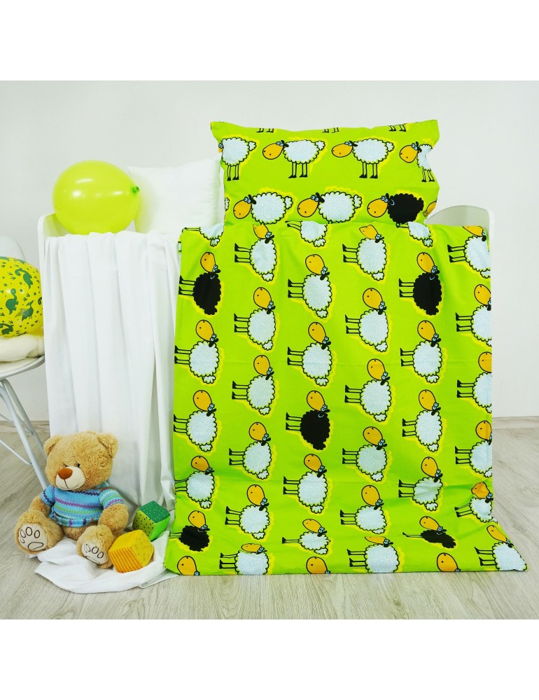 Obliecky_detske_bavlnene_ovecky_zelene_EMI