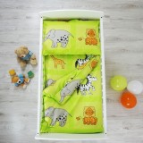 set_complet_lenjerie_pat_zoo_emi_copii_animalute
