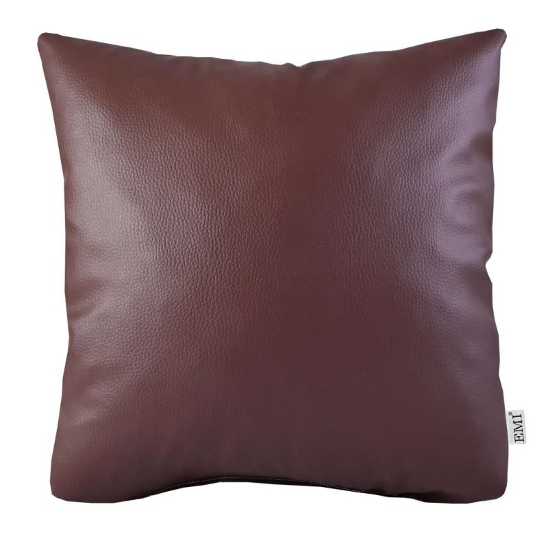 hnedy dekorativny vankus z ekokoze