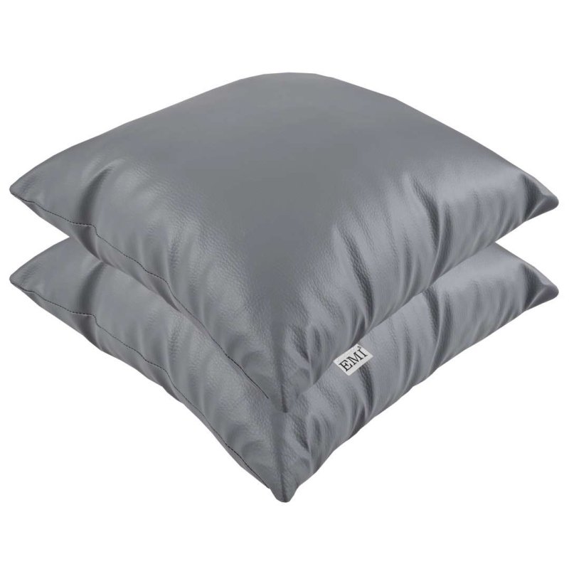 sivy dekorativny vankus ekokoza