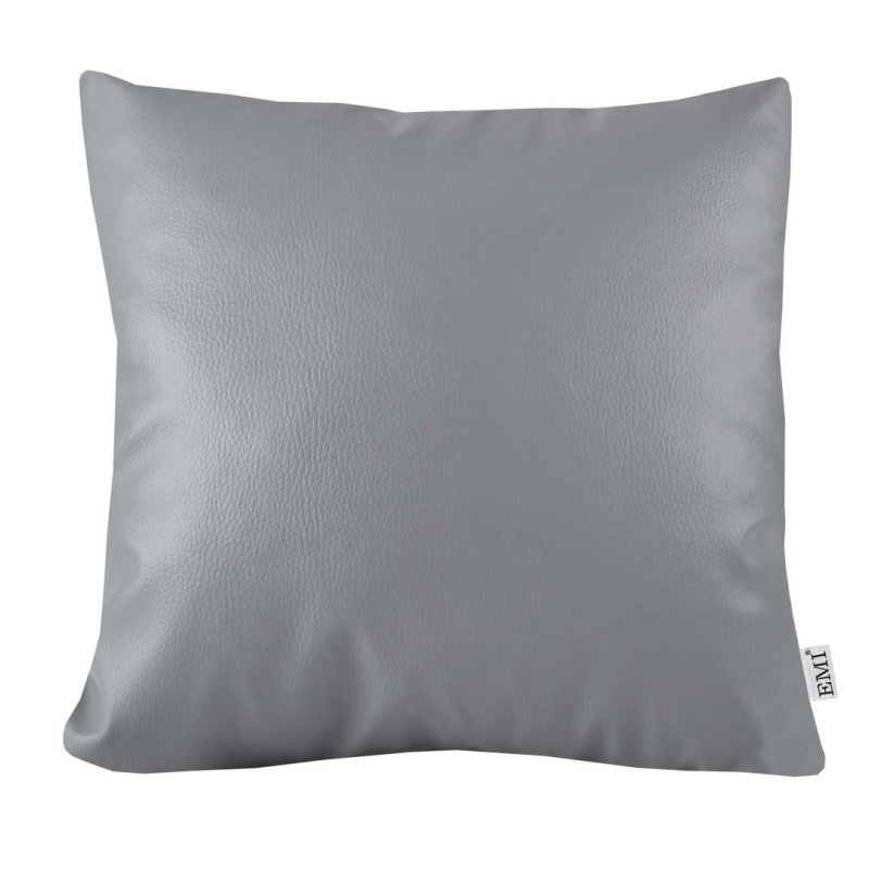 sivy dekoracny vankus z ekokoze