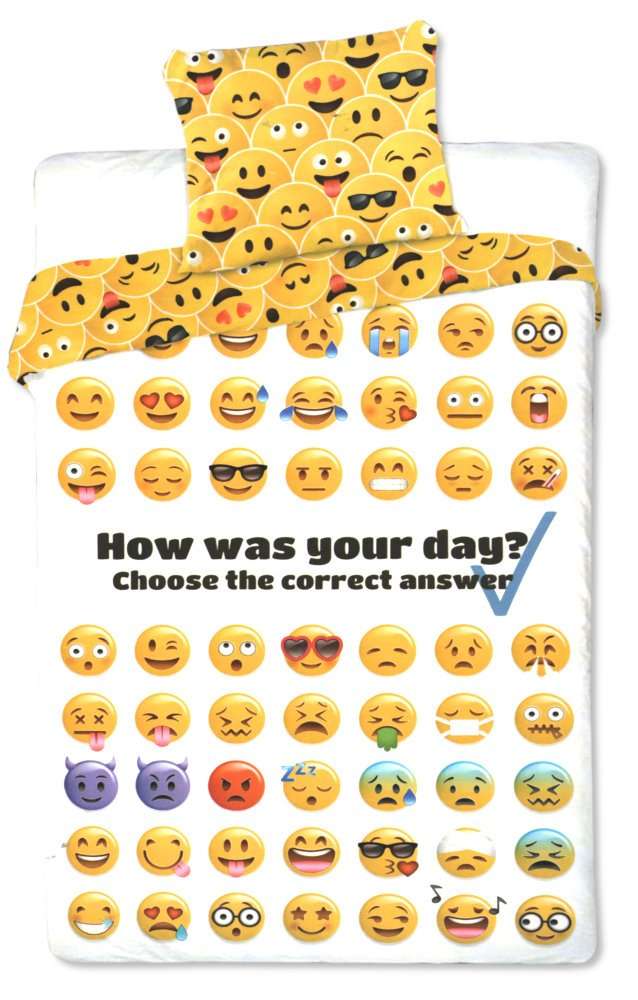 bavlnene obliecky Emotikon