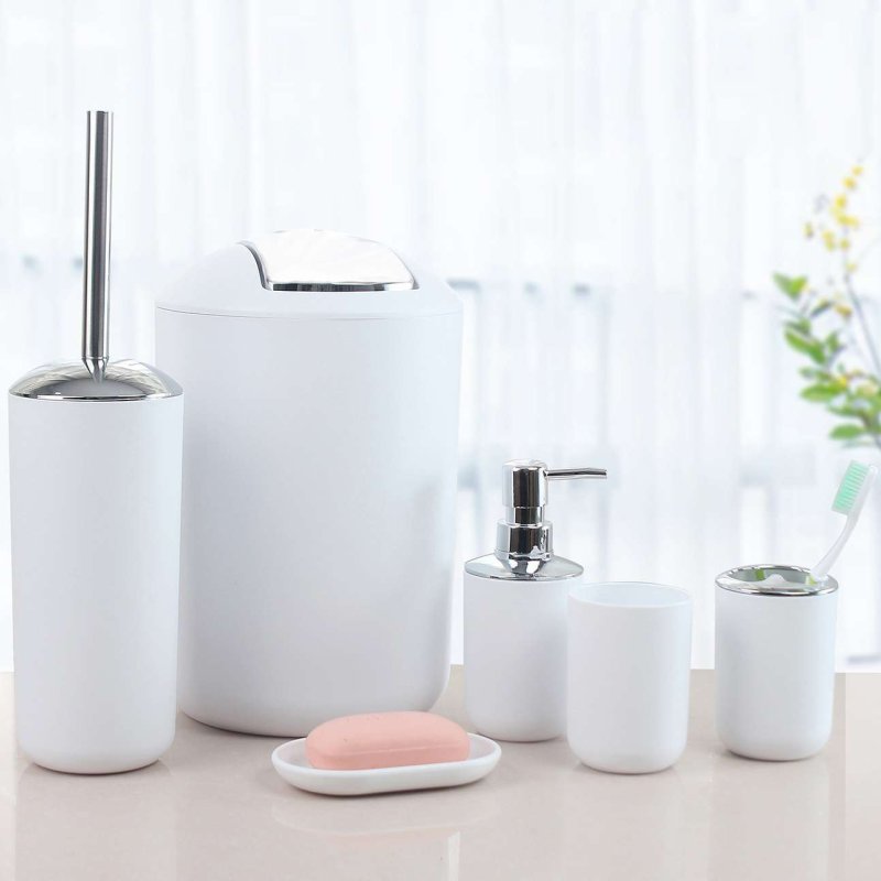 biela kúpeľňová sada