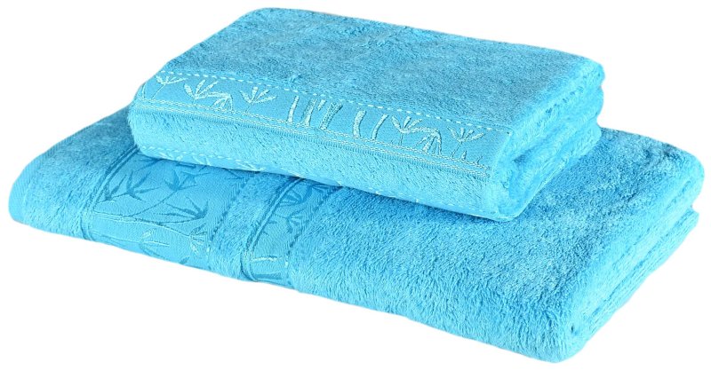 sada tyrkysovej bamboo osusky a uteraka