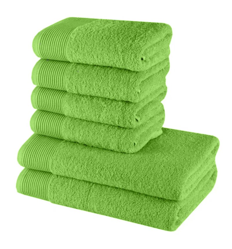 Sada_6_kusov_bavlnenych_osušiek_a_uterakov_Bella_zelena_EMI