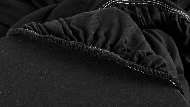 cierna jersey plachta