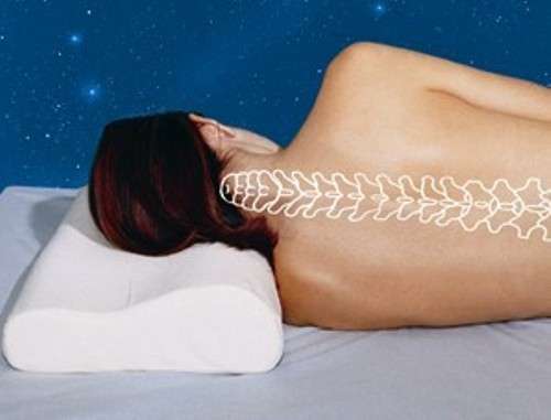 Anatomický vankúš Memory white