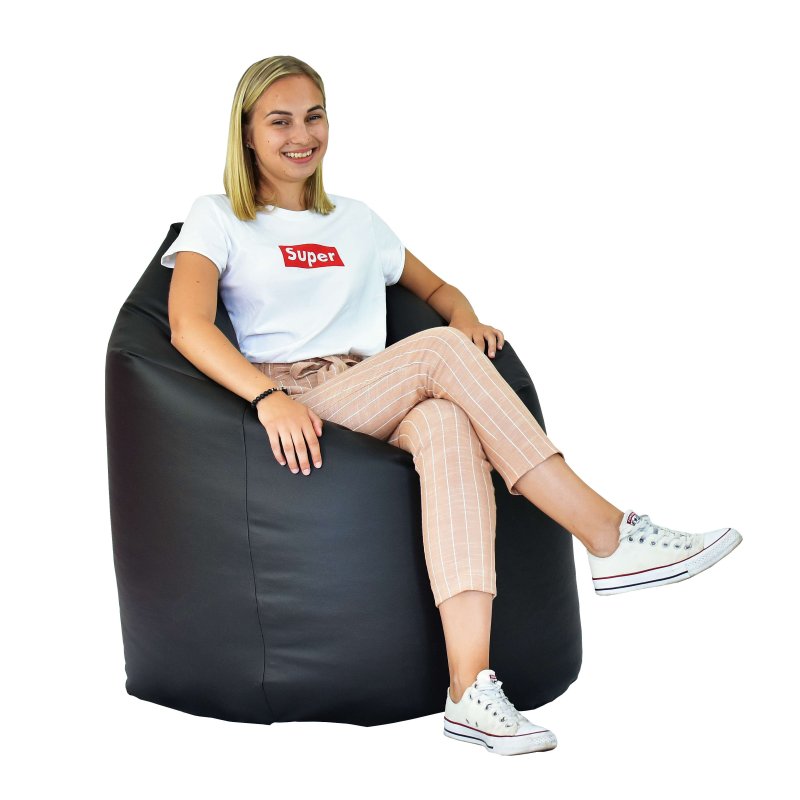 cierny sedaci vak do obyvacky