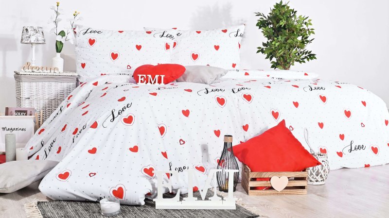 biele bavlnené obliečky