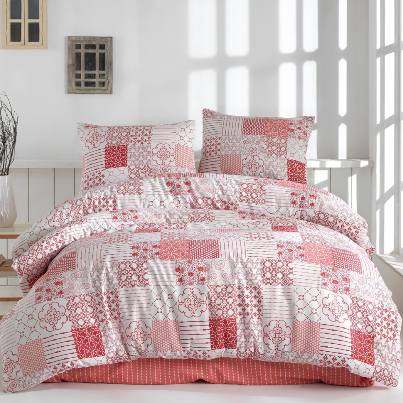 cervene bavlnene obliecky