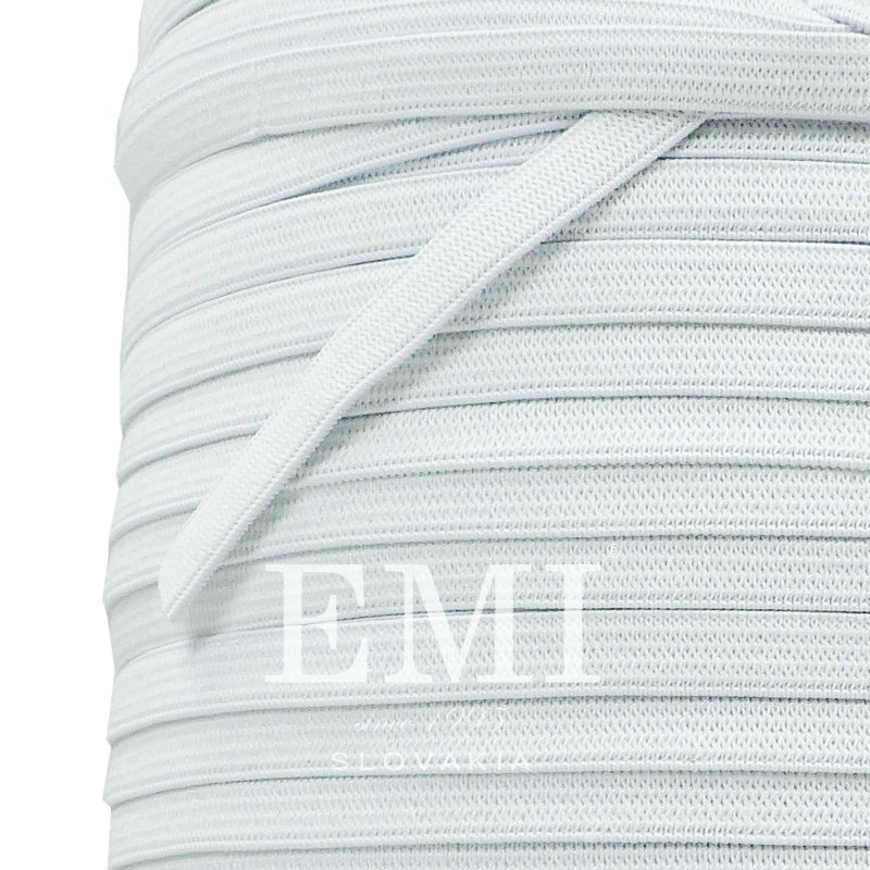 biela guma na rúška 1cm