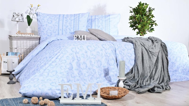 modre bavlnene obliecky