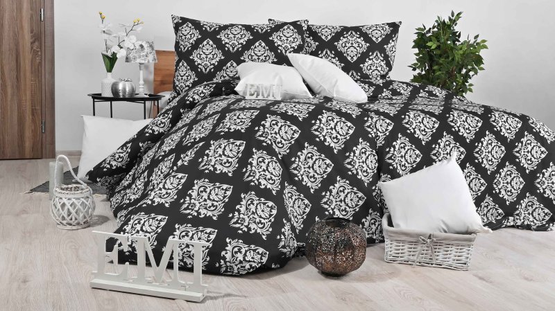 cierne obliecky bavlnene