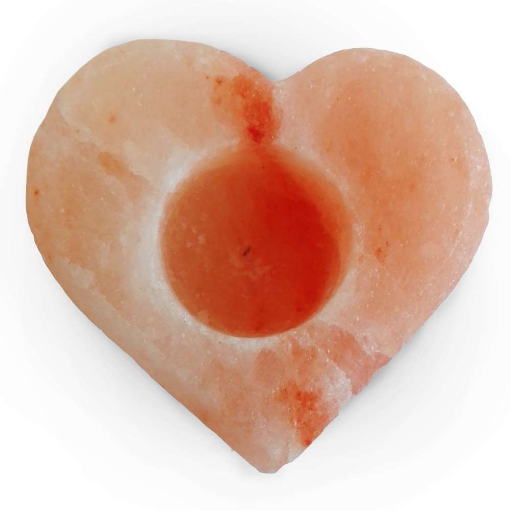 Soľný svietnik srdce